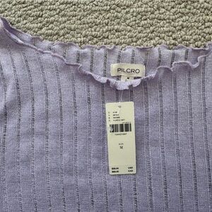 Pilcro Lavender Long Sleeve Top NWT